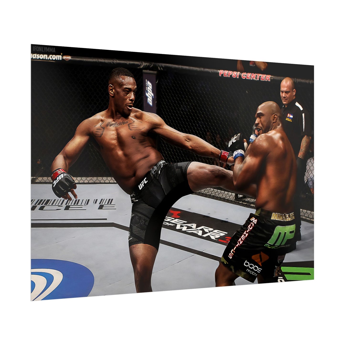 Hill vs Rampage Fantasy Fight Poster